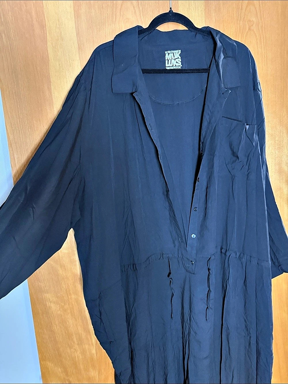 MUK LUKS Women's Utility Jacket Blue Size 4X
